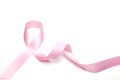 Pink breast cancer ribbon