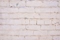 pink brick pattern. Old brick wall with cracks and scratches. Brickwall detail for background . Vintage fence Royalty Free Stock Photo