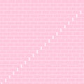 Pink brick wall abstract background pattern textured vector illustration graphic design EPS JPG 5000x5000 Royalty Free Stock Photo