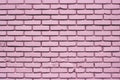 Pink brick wall