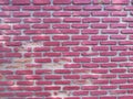 Pink brick wall texture background