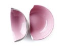 Pink broken bowl
