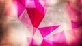 Pink and Brown Distressed Polygon Triangle Background Image