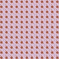 Pink and brown polka dot pattern Royalty Free Stock Photo