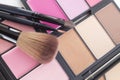 Pink and brown tones blusher set Royalty Free Stock Photo