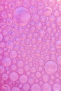 Pink Bubble Closeup background Royalty Free Stock Photo