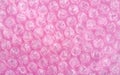 Pink bubble wrap sheet