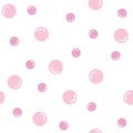 Pink bubbles Royalty Free Stock Photo