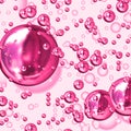 Pink bubbles