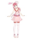 Pink bunny Royalty Free Stock Photo