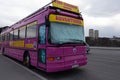 Pink Bus in Stockholm