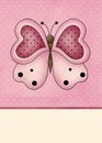 Pink Butterfly Background