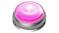 Pink button with a cart and word `buy` Royalty Free Stock Photo