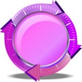 Pink button download Royalty Free Stock Photo