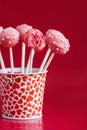 Pink cake pops Royalty Free Stock Photo