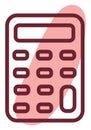 Pink calculator , icon