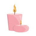 pink candle aroma