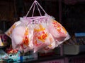 pink candy floss for sale Royalty Free Stock Photo