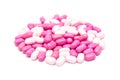 Pink Candy Mints Isolated Royalty Free Stock Photo