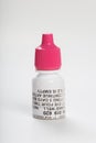 Eye drop bottle Royalty Free Stock Photo