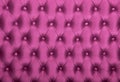 Pink capitone tufted fabric upholstery texture