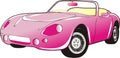 Pink car Royalty Free Stock Photo