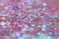 Pink carborundum bokeh