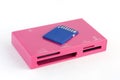 Pink card reader and memory card 2