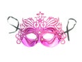 Pink carnival mask Royalty Free Stock Photo