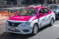 Pink CDMX taxi in Mexico City, Mexico