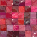 Pink ceramic tiles Royalty Free Stock Photo
