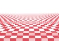 Pink checkerboard floor background Royalty Free Stock Photo