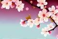 Pink Cherry blossom Royalty Free Stock Photo