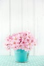 Pink cherry blossom flower bouquet