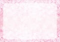 Pink cherry blossom flower gradient paper background for faded b