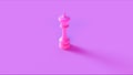 Pink Chess King Piece