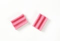 Pink chewing gums Royalty Free Stock Photo