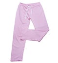 Pink children`s female sweatpants isolated on a white background Royalty Free Stock Photo