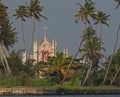 Pink church ruins