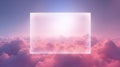 Pink cloud background