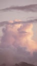 Pink cloudy sky mobile phone wallpaper Royalty Free Stock Photo