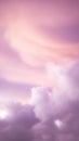 Pink cloudy sky mobile phone wallpaper Royalty Free Stock Photo