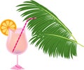Pink cocktail Royalty Free Stock Photo