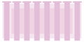 Pink color classic columns series eight on a background of pink rectangle vector illustration Greek theater background announcemen