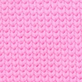 Pink color knitted fabric soft texture background