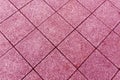 pink color pavement texture.