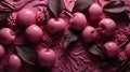 Pink colored chocolate pieces that look like cherry
