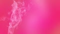 pink colored smoke on magenta background . Abstract backdrop with copyspace