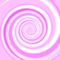 Pink Colored Twirl Spiral. Abstract Background. Vector