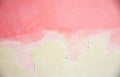 Pink coloured concrete background. Wall texture